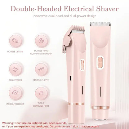 Double Head Electric Shaver